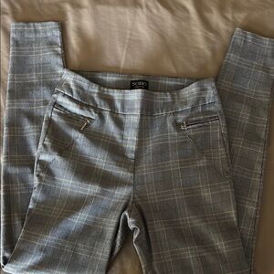 SOHO Gray Plaid Pants